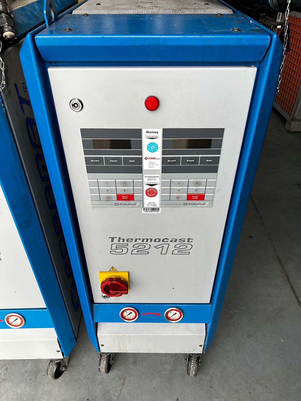 Robamat Thermocast 5212 oil temperature control unit ZU2199, used